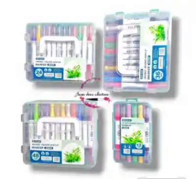 Picture of এক্রাইলিক ডাবল-হেড মার্কার 12/24/36/48 পিস