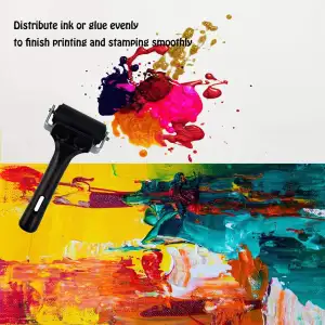 Picture of ছোট আকারের প্রিন্ট করার জন্য রাবার ব্রায়ার রোলার 1 পিস