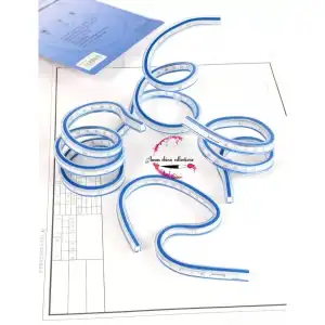 Picture of 24 ইঞ্চি (60cm) নমনীয় বাঁকানো রুলার ফ্লেক্স ডিজাইনের বিধি, ব্যবহারের জন্য আদর্শ: প্রকৌশল অঙ্কন, ডিজাইনের গ্রাফিক্স, গার্মেন্টস ডিজাইন, সমস্ত ধরণের পেইন্টিং