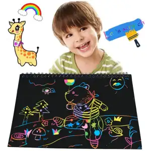 Picture of রেইনবো স্ক্র্যাচ পেপার নোট a4/a5