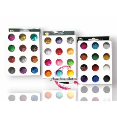 Picture of ক্রাফ্ট আর্ট রঙিন গ্লিটার হার্ট এবং স্টার শেপড 12 পিস