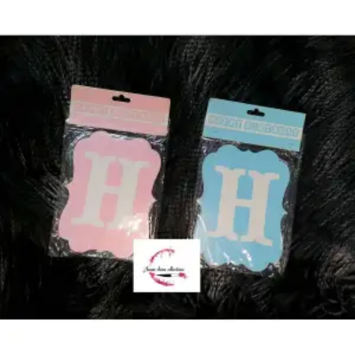 Picture of Happy Birthday Card Banner 1Set