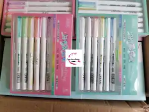 Picture of হাইলাইটার সেট চকচকে 2 ধরণের (1 সেটে 6 পিস) যে কোনও 1 সেট শিপড