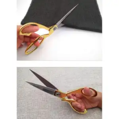 Picture of পোশাক ড্রেসমেকিং কাঁচি ফ্যাব্রিক ক্রাফট কাটিং অ্যাডজাস্টেবল রান্নাঘরের কাঁচি জন্য স্টেইনলেস স্টিলের শার্প টেইলার কাঁচি (9.5 '')