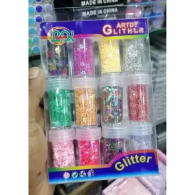 Picture of আর্ট এবং ক্রাফ্ট গ্লিটার সেট 12 পিস