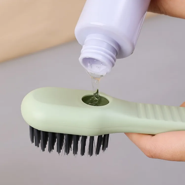 Buy 1Pcs/ Multifunctional Shoe Laundry Brush Add Liquid Clothes Cleaning Brush Automatic Soft-bristled Brush at Best Price In Bangladesh