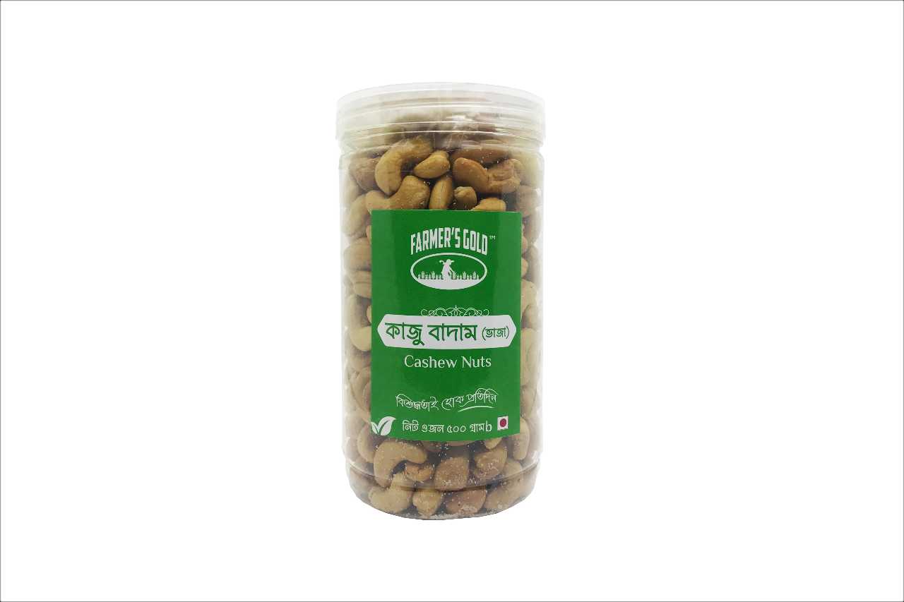Buy  Farmer's Gold Cashew Nut Roasted 500g Online at Best Price In Bangladesh