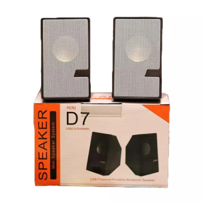 Buy D7 - Multimedia Speaker Mini USB Port Support Computer / laptop / Mobile / TV Card/TV at Best Price In Bangladesh
