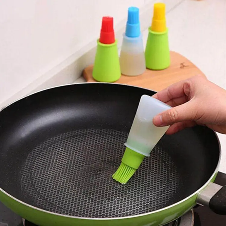 Buy 1 Pcs - Silicone Barbecue Brush Bottle BBQ Honey Oil Basting Cooking Kitchen Tool at Best Price In Bangladesh