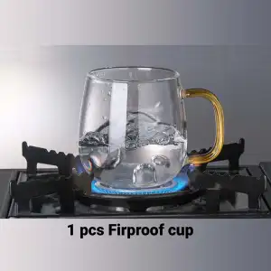 Buy 1 pcs plain style Heat-resistant Glass Cup  Coffee Cup With Handle Tea Milk Drink Mug Household  Home  Drinkware at Best Price In Bangladesh