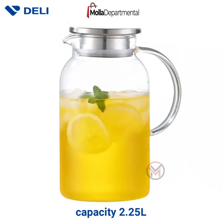 Buy Nifty Niche - Opulence at Its Best - GLASS PITCHER , Heat Resistant Pitcher GPH 603-2Y,2.52L - Kitchen & Dining - Must Have at Best Price In Bangladesh