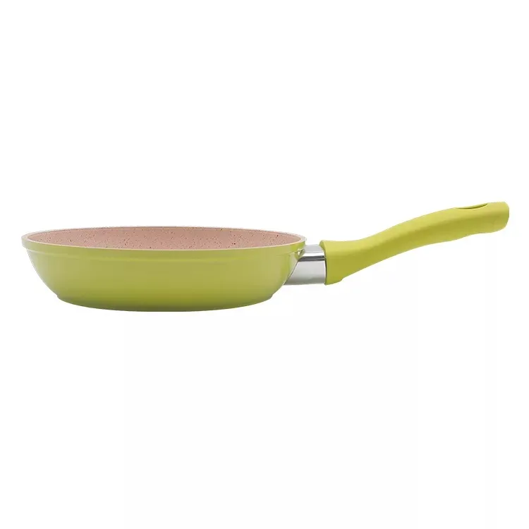 Buy Non Stick Forged Frying Pan 16CM Marble Stone Coating and Silicone handle 4 different color at Best Price In Bangladesh