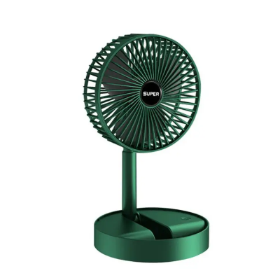 Buy Foldable Telescopic Fan Wireless Portable Desk Fan USB Rechargeable Built-in Battery 2000mAh Adjustable Height 3 Speeds For Outdoor Household Adjustable Mini Ventilation Fan at Best Price In Bangladesh