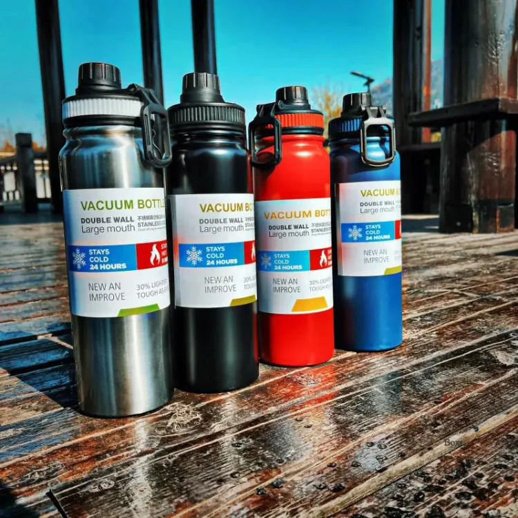 Buy 800ml Double Wall Large Mouth Stainless Steel Vacuum Sports Water Bottle at Best Price In Bangladesh