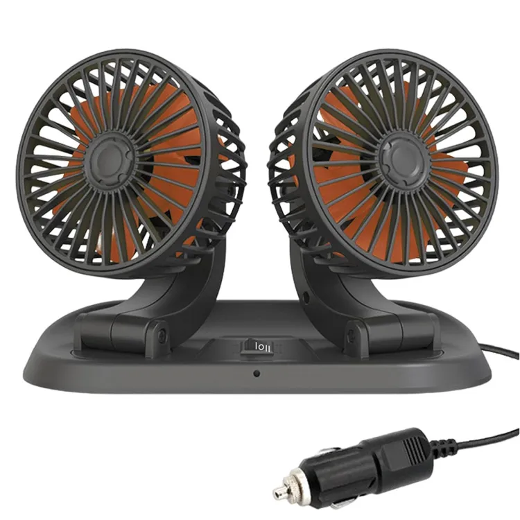 Buy Car Dashboard Fan - Dual Head USB Fan for Car Strong Wind,12v 24v Portable Cooling Fan, USB Powered Electric Fan for Home, Cars, Trucks, at Best Price In Bangladesh