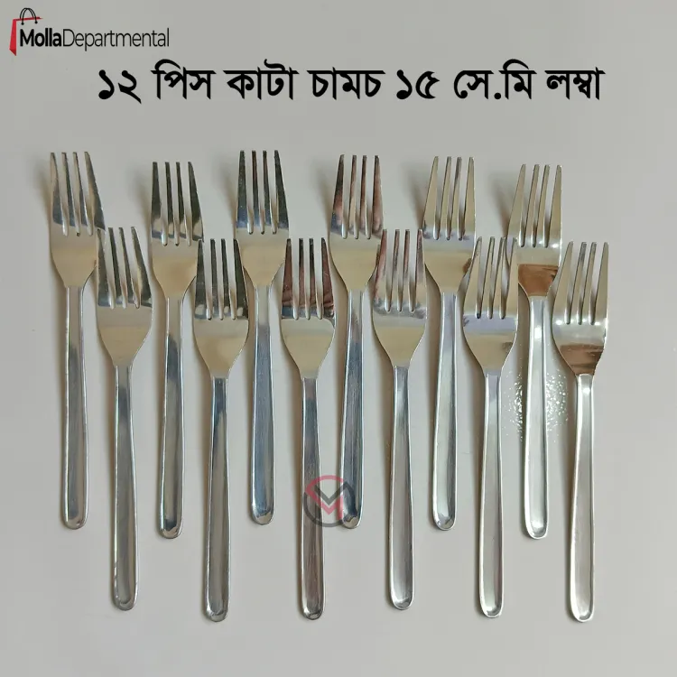 Buy Rosy Stainless steel Tea and fork spoon silver for kitchen 15cm long best spoon for House, Kitchen, Travel, restaurant  etc 6 pcs 12 pcs 24 pcs That is you order at Best Price In Bangladesh