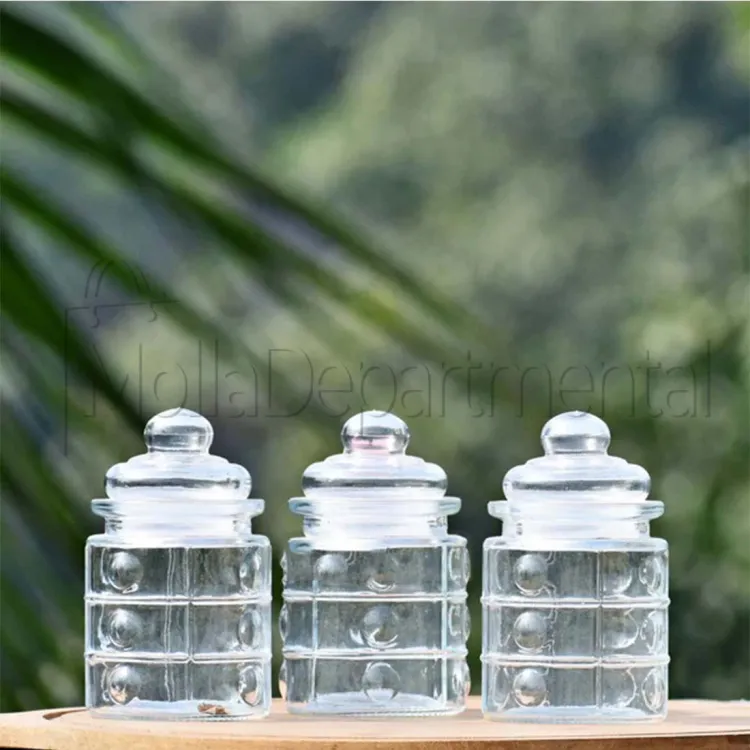 Buy 3pcs 300ml Glass Jars with Lids Small Mason Jars Candy Cookie Coffee Tea Seeds Nuts Spice Jar Buffet Jar Decoration DIY Jars 7.5 cm Dia. x 13cm H at Best Price In Bangladesh
