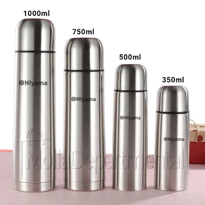 Buy 350/500/750/1000ml Thermos Flask Stainless Steel Insulated Vacuum Camping Hiking winter at Best Price In Bangladesh