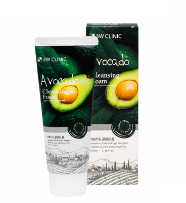 Buy  3W Clinic Avocado Cleansing Foam 100ml    at Best Price In Bangladesh