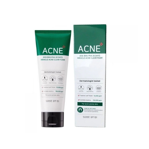 Buy  ACNE AHA.BHA.PHA 30 Days Miracle Acne Clear Foam (Korea) - 100ml   at Best Price In Bangladesh