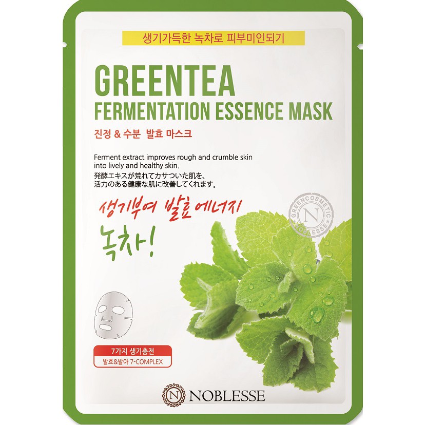 Buy NO NOBLESSE Green Tea Fermentation Essence Facial Sheet Mask (Pack of 3 Pcs)  at Best Price In Bangladesh