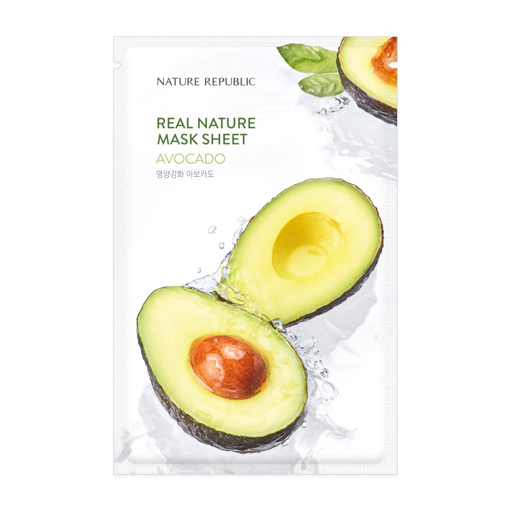 Buy Nature Republic Real Nature Avocado Extract Soothing Face Mask Sheet (Pack of 2 Pcs) at Best Price In Bangladesh