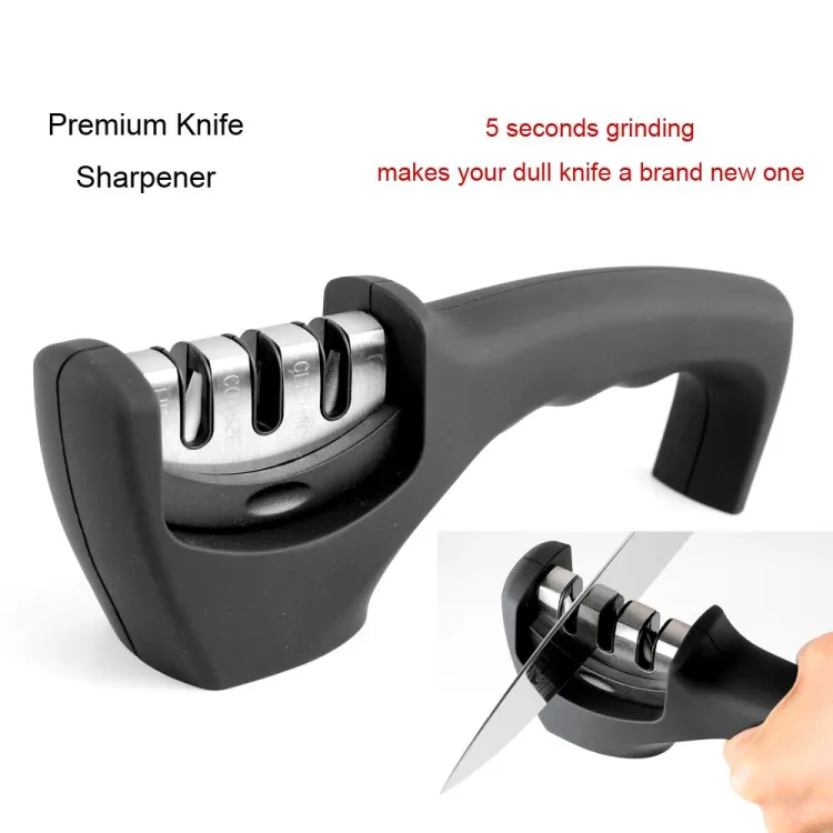 Buy Manual 3 Stage Knife Sharpener Tool Advanced Knife Sharpener for Kitchen Knife Sharpener Rod Knife Sharpner Knives Sharpening Tool for Steel Knives at Best Price In Bangladesh