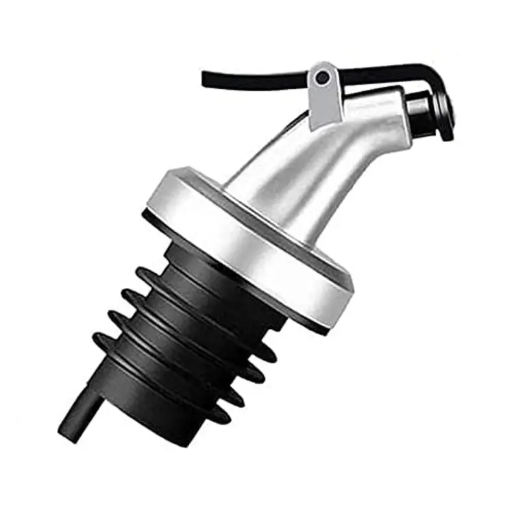 Buy 1 pcs Oil Bottle Cap Dispenser Nozzle Stopper Pourer Leak-Proof Oil Bottle Suitable for bottles with a inner diameter of 14-18mm (Black and Silver) at Best Price In Bangladesh