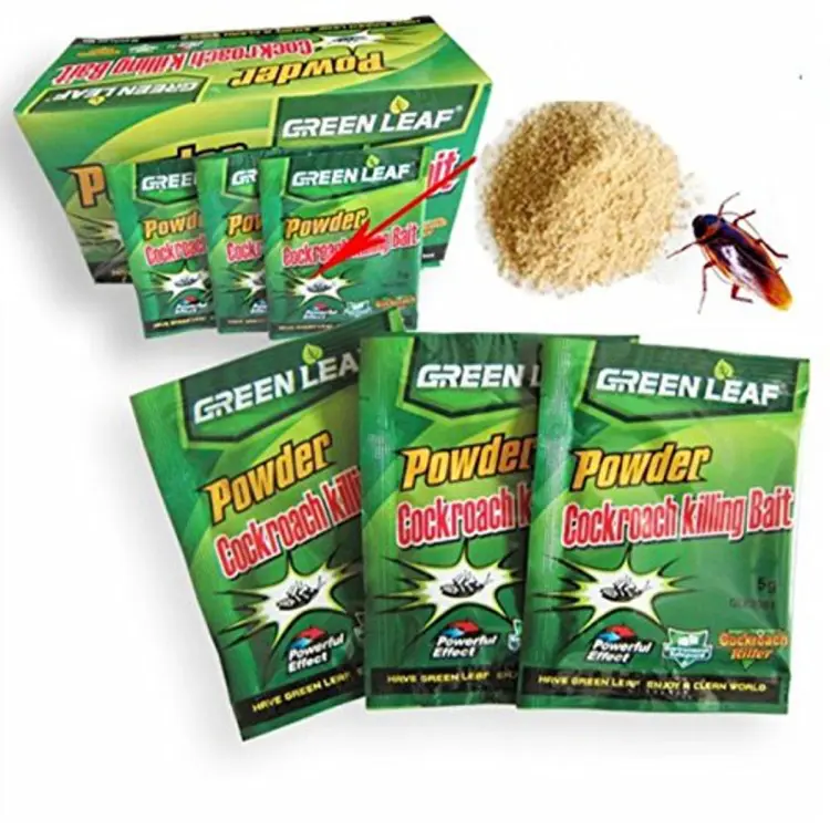 Buy 5 pcs Green Leaf Powder Cockroach Killing Bait Insecticide Repeller Trap Pest Control at Best Price In Bangladesh