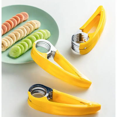 Buy Fruit Cutter Yellow Banana Slicer Green Cut Sausage Multi Slicer Salad Ham Kitchen Gadgets & Accessories Vegetable Tool Items at Best Price In Bangladesh