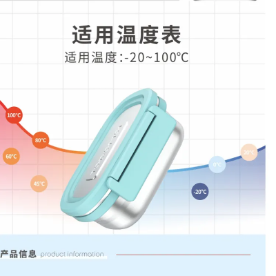 Buy Homio Tedemei high quality 180ml portable BPA free leak-proof lunch box square stainless steel with lid food storage container at Best Price In Bangladesh