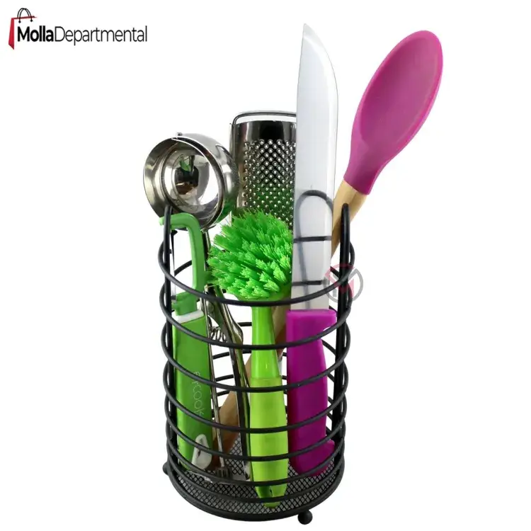 Buy Newfangled - Dependable Industries Kitchen Storage Counter Top Cutlery Holder Black Matte Fin - Kitchen & Dining - Modern and Trendy at Best Price In Bangladesh