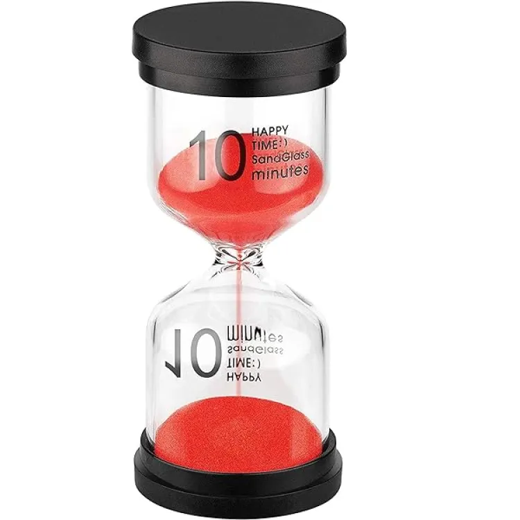 Buy 10 minuets stand timer sant watch Hourglass Sand Timers Color 10 Minutes Sandglass Timer for Games Classroom Home Office at Best Price In Bangladesh