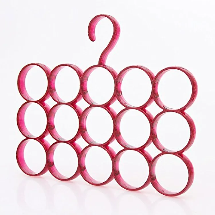 Buy 15 Holes Scarf Tie Rack ABS Shawl Storage Holder Space Saving Sundries Hook Hanger Home Storage Racks Decor Room - Hanger at Best Price In Bangladesh