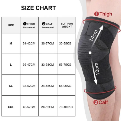 Buy   GV 1pcs Adjustable Knee Support Guard, Sport Gym, Cycling riding Compression Warm Self Heating Tourmaline Running Breathable Brace Pad- Physical Activities Magnetic Therapy Patella Kneepad-Outdoor Climbing Sports  at Best Prices in Bangladesh