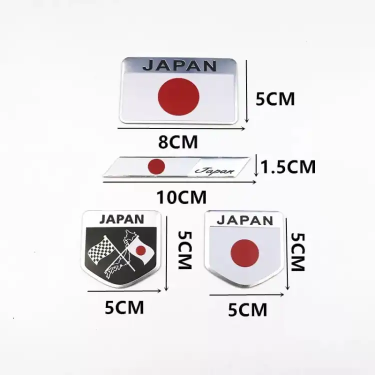 Buy Edit product details - Japanese Flag Emblem Car Motorcycle at Best Prices in Bangladesh