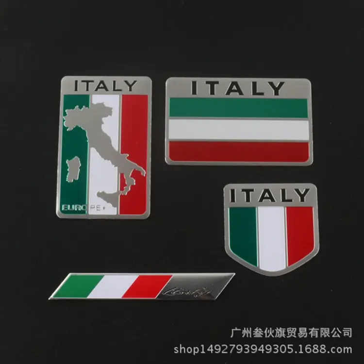Buy  Vespa Scooter Italy Flag Emblem 4 Pics Combo Set at Best Prices in Bangladesh