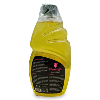 Buy  vanced Formula with 500 ml with Flemingo Wax Ultra Shine Wash and Wax, Motorcycle Washing Liquid Cleaning Shampoo - car accessories at Best Prices in Bangladesh
