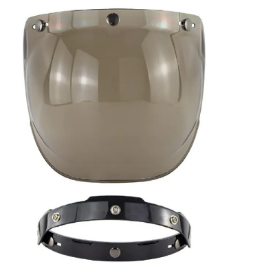 Buy  Enhance Your Helmet's Versatility with the Bubble Visor: Perfect for Open Face, Half Face, and Classic Retro Helmets, Adding Style and Protection   at Best Prices in Bangladesh