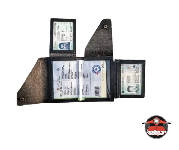 Buy  Bike, Car Document holder Bag, Pure Leather vehicle Paper Holder Bag, multifunctional document holder  at Best Prices in Bangladesh