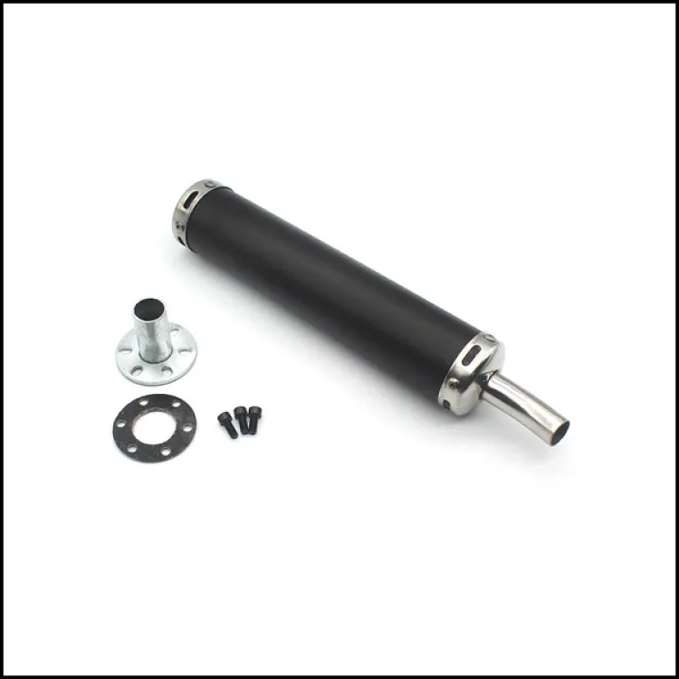 Buy    Universal Black Metal Exhaust Muffler Silencer Pipe Motorcycles Vespa Scooter (20mm)  at Best Prices in Bangladesh