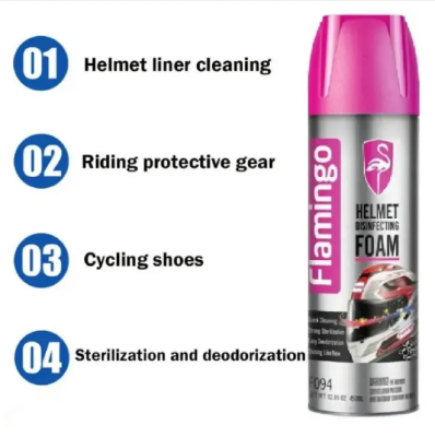 Buy Upscaled Quality - Flemingo Helmet disinfectant foam cleaner 450ml, motorcycle helmet foam and all gear cleaner - Vintage Choice online at Best Prices in Bangladesh