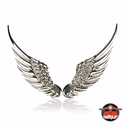 Buy  Personalized Decal-Stainless Metal Car Sticker Metal Angel Wings Car Sticker Badge Wings Decoration Sticker For Vespa/bmw Audi Ford Volkswagen Toyota Car 1 Pair   online at Best Prices in Bangladesh