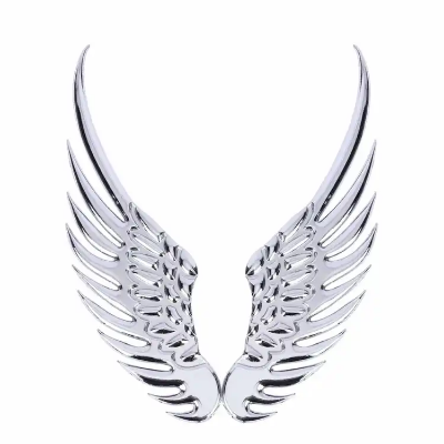 Buy  Personalized Decal-Stainless Metal Car Sticker Metal Angel Wings Car Sticker Badge Wings Decoration Sticker For Vespa/bmw Audi Ford Volkswagen Toyota Car 1 Pair   online at Best Prices in Bangladesh