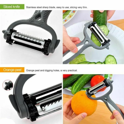 Buy Multifunctional 360 Degree Rotary Kitchen Tool Vegetable Fruit Potato Carrot Peeler Grater Turnip Cutter Slicer Melon Gadget at Best Price In Bangladesh