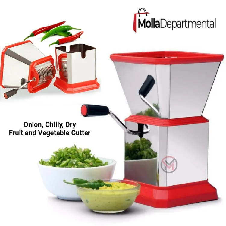 Buy Creation Stainless Steel Onion, Chilly, Dry Fruit and Vegetable Cutter Chopper at Best Price In Bangladesh