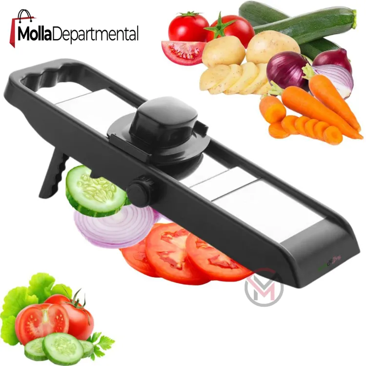 Buy Premium Multipurpose Stainless Steel Slicer for Potato, Onion & Vegetable Chopper, 3 in 1 Adjustable, Cutter, Grater, Vegetable Slicer & Fruit Chopper for Kitchen, Smooth Cutting Chopper at Best Price In Bangladesh