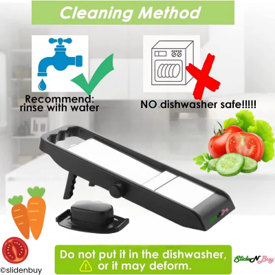 Buy Premium Multipurpose Stainless Steel Slicer for Potato, Onion & Vegetable Chopper, 3 in 1 Adjustable, Cutter, Grater, Vegetable Slicer & Fruit Chopper for Kitchen, Smooth Cutting Chopper at Best Price In Bangladesh