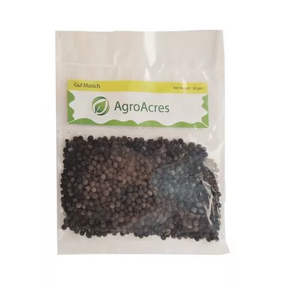 Buy Agro Acres Black pepper (Gol Morich) 50 gm  Online at Best Price