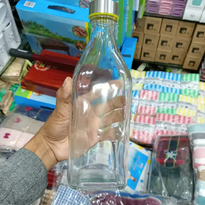 Buy Buxton Clear glass Bottle for water Milk , reusable water bottle 1000ML at Best Price In Bangladesh